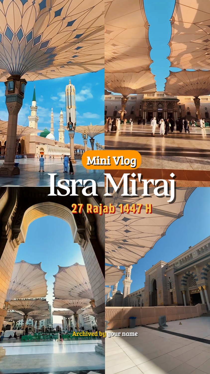 Isra Mi 'raj Vlog 