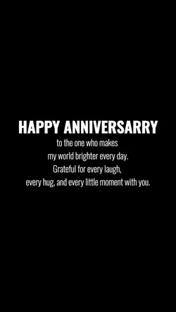 happy anniversarry