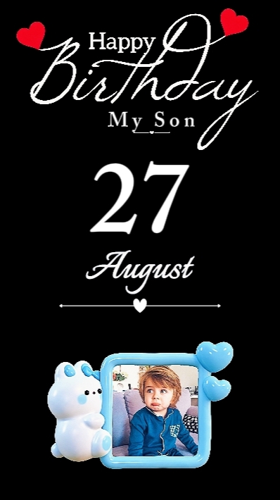 BIRTHDAY SON 27 AUG