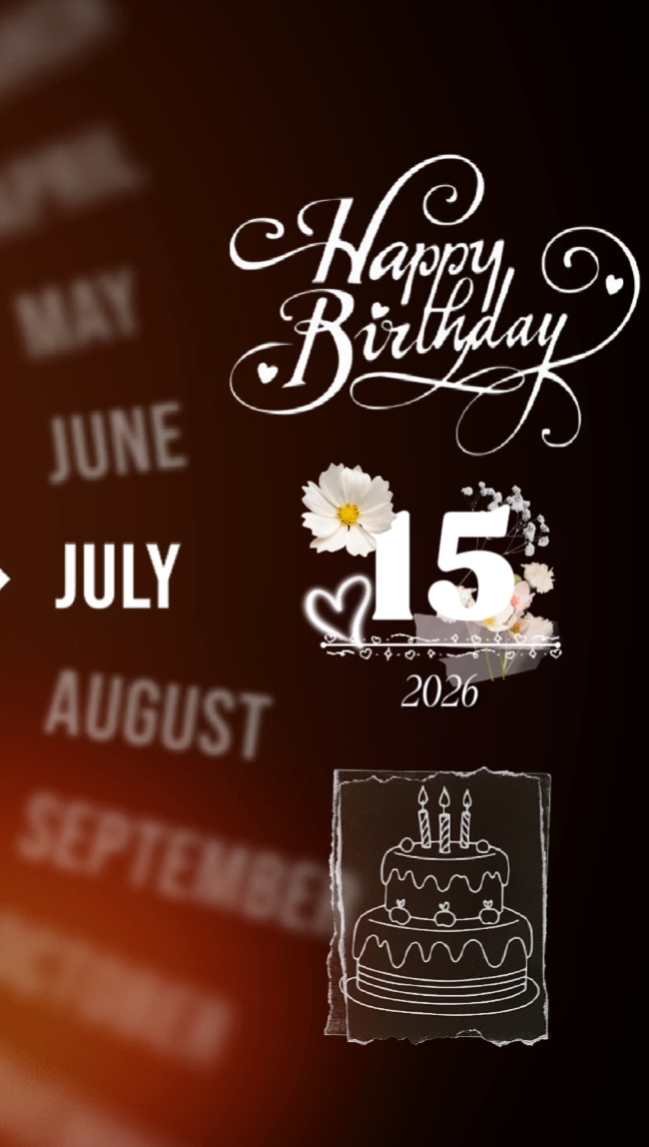 KAKAK ULANG TAHUN 15 JULI