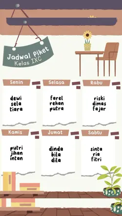 jadwal piket