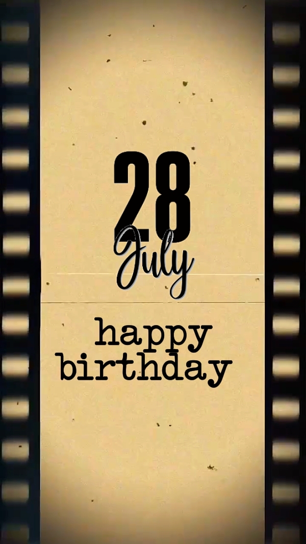 Aniversário de 28 de julho 