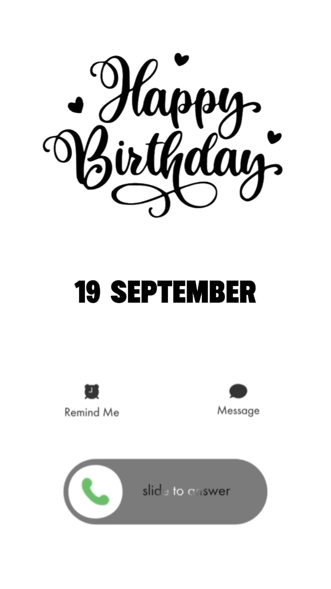 19 September B'day 