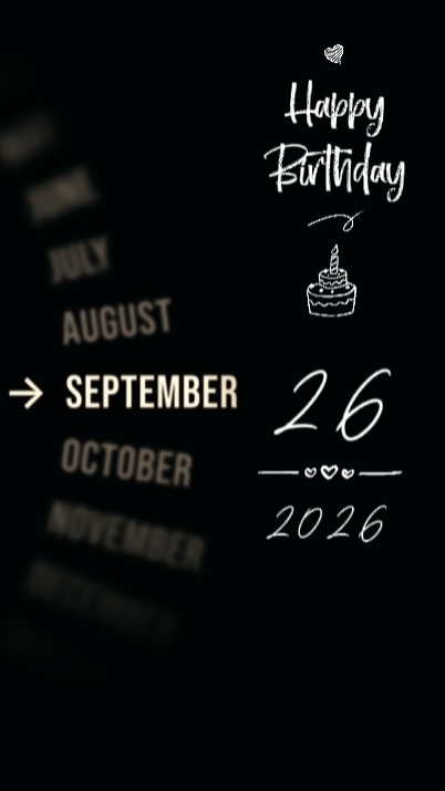 Girl's 26th Birthday