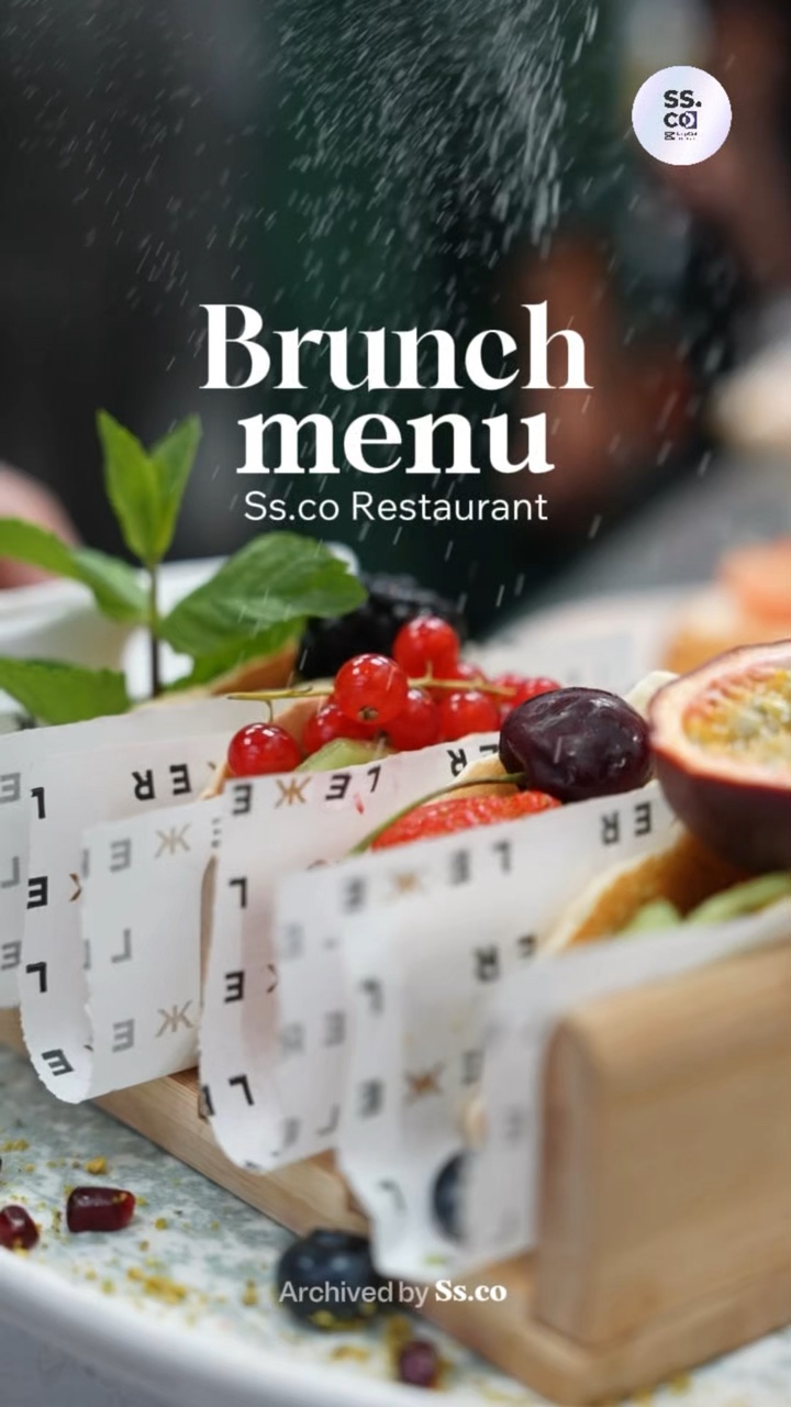 Brunch Food Menu