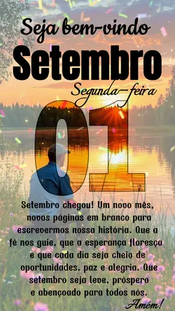  Bem-vindo Setembro 
