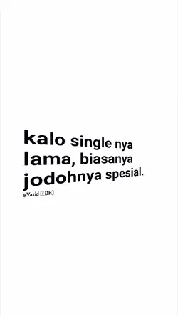 kalo single nya lama