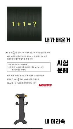 우리들에 시험이 망하는 이유