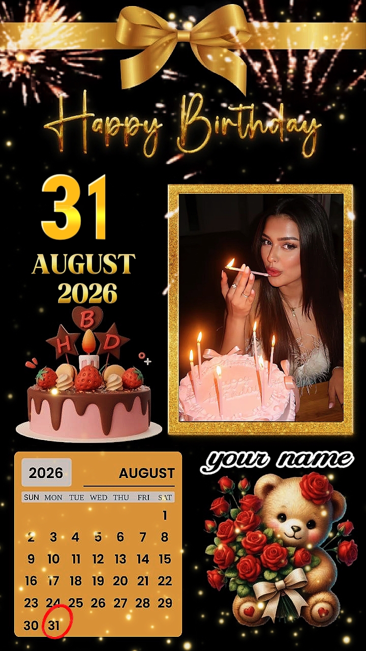 HBD 31 de agosto de 2026