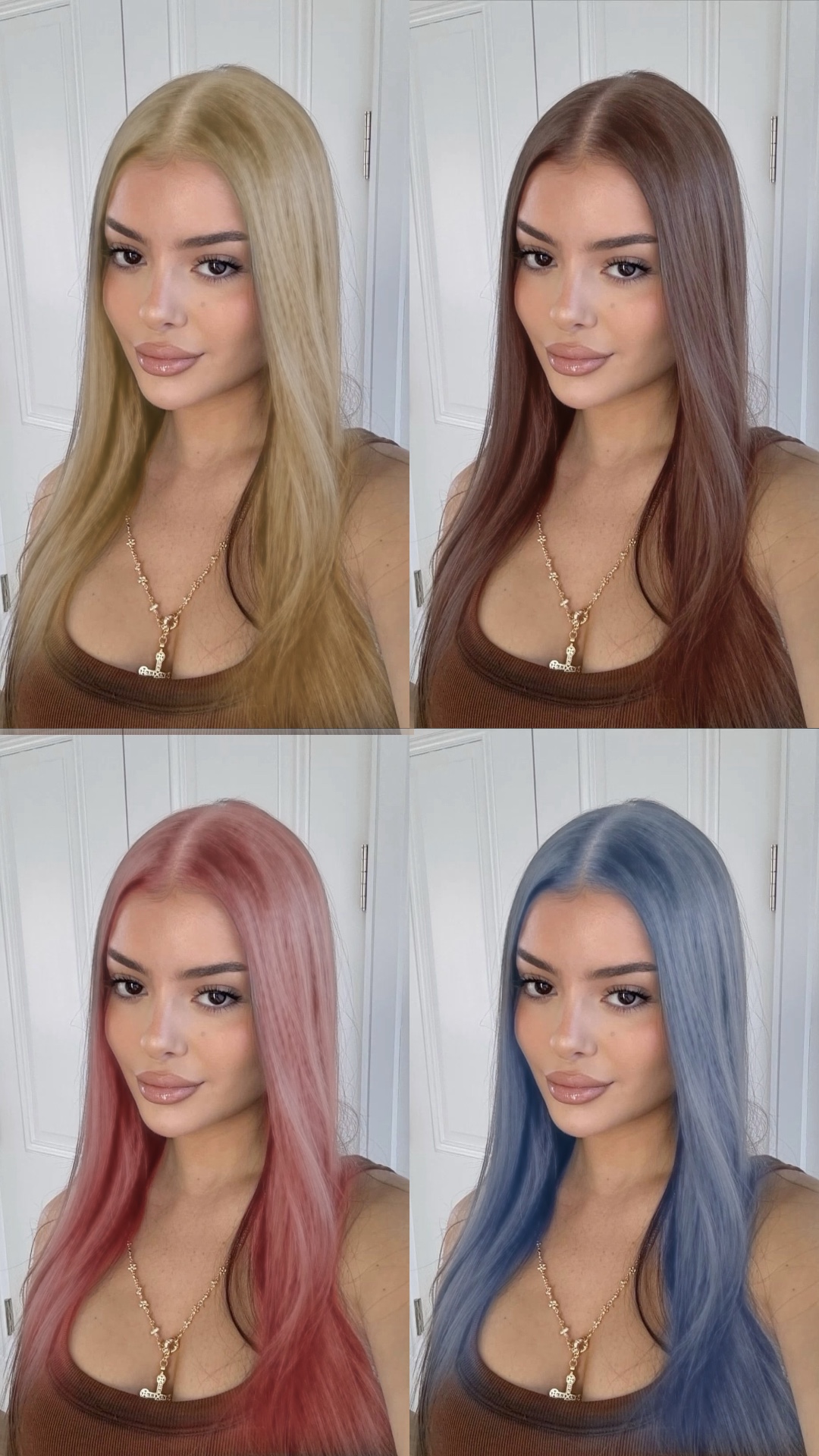 4 Couleurs d 'cheveux