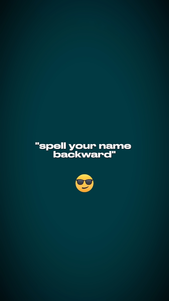 Soletre seu nome