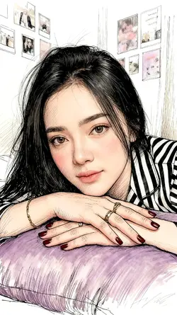 AI crayon sketch