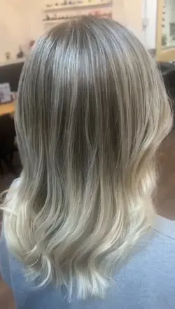 Before after hair