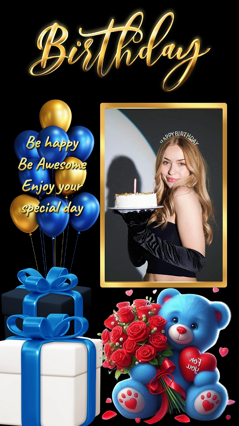 Moldura Feliz Aniversário