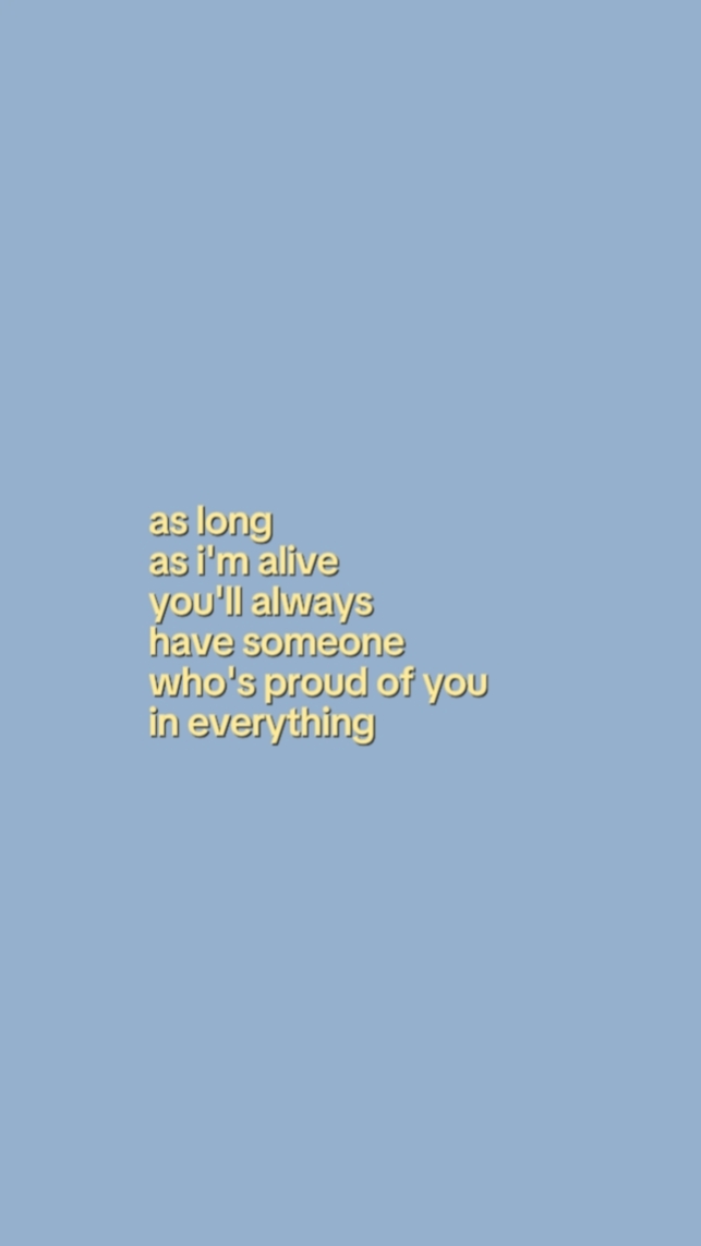 AsLongAsImAlive