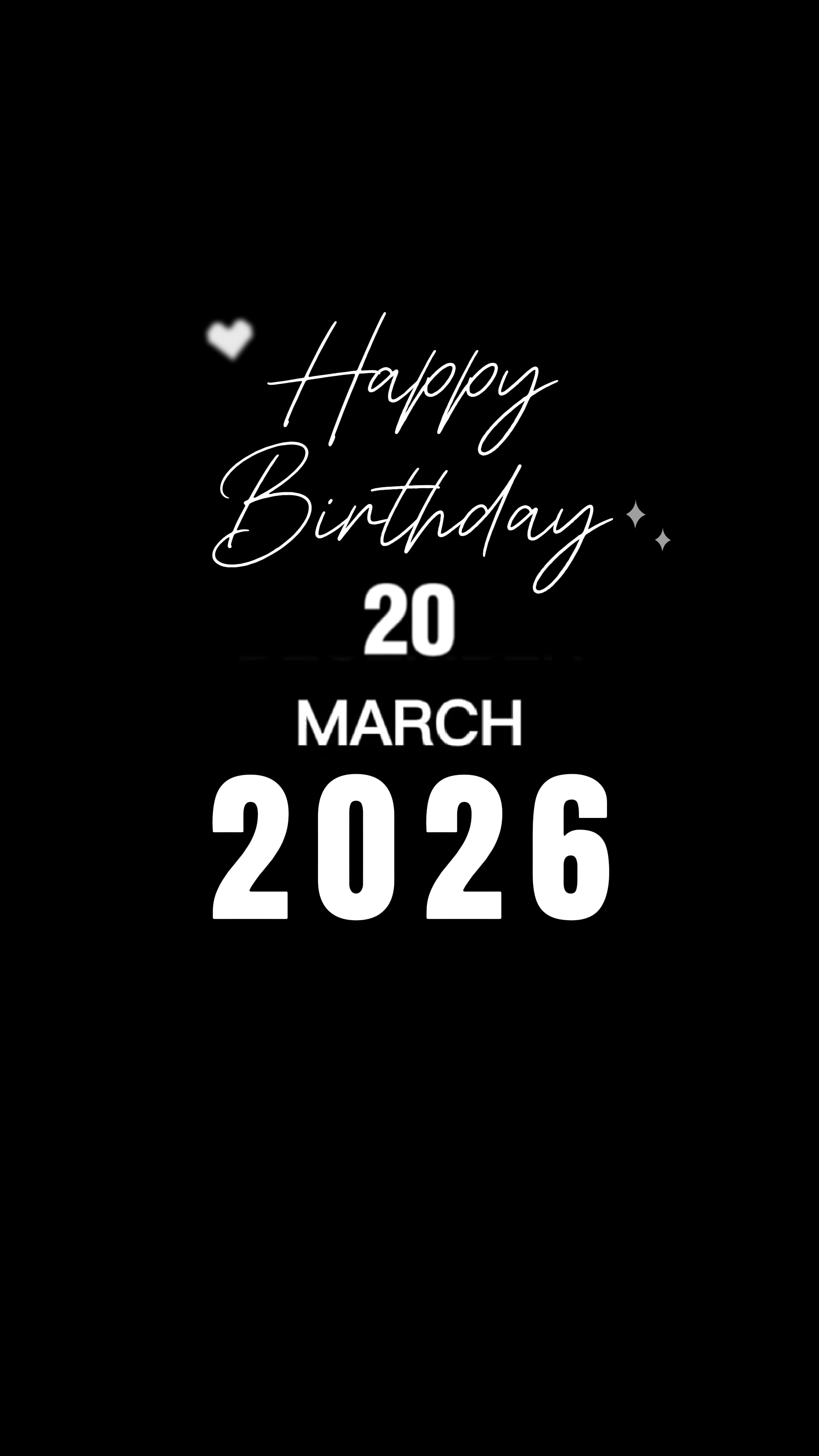 Selamat ulang tahun 20 Maret