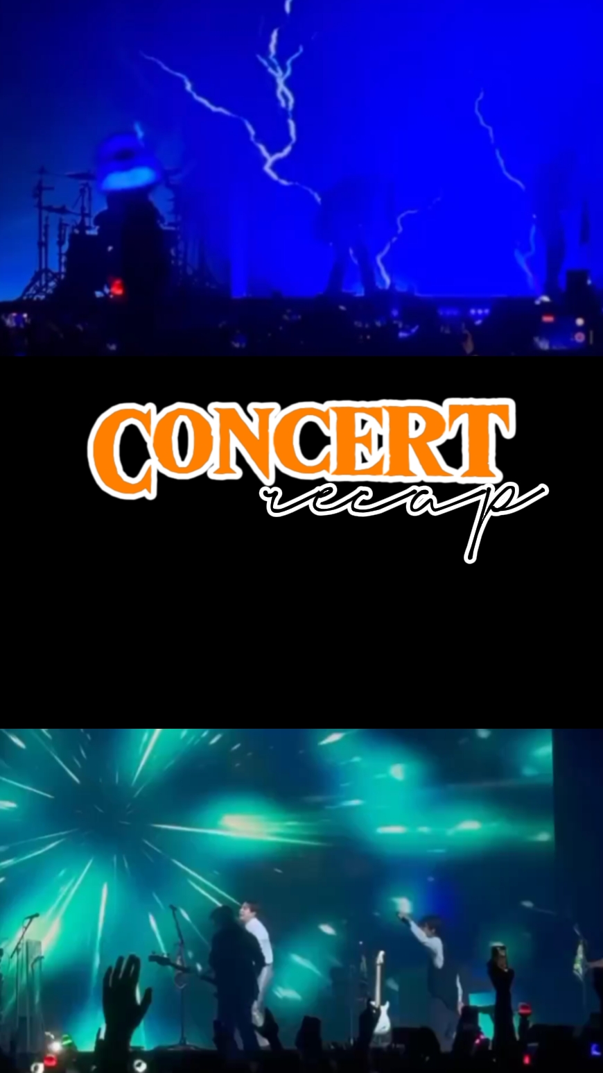 Récapitulatif du concert