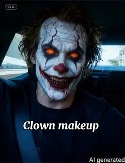 Clown makeup ai