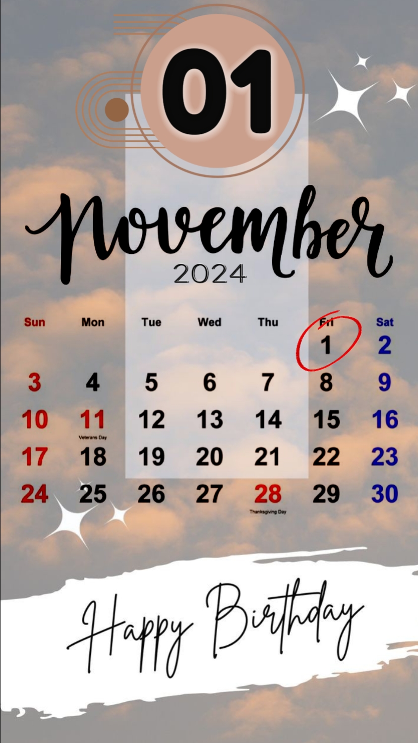 anniversaire 1 nov 2024