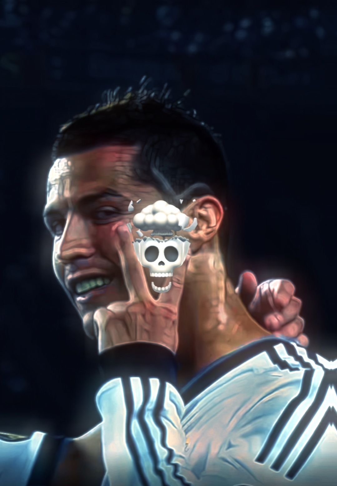 Skull face edit 3:4