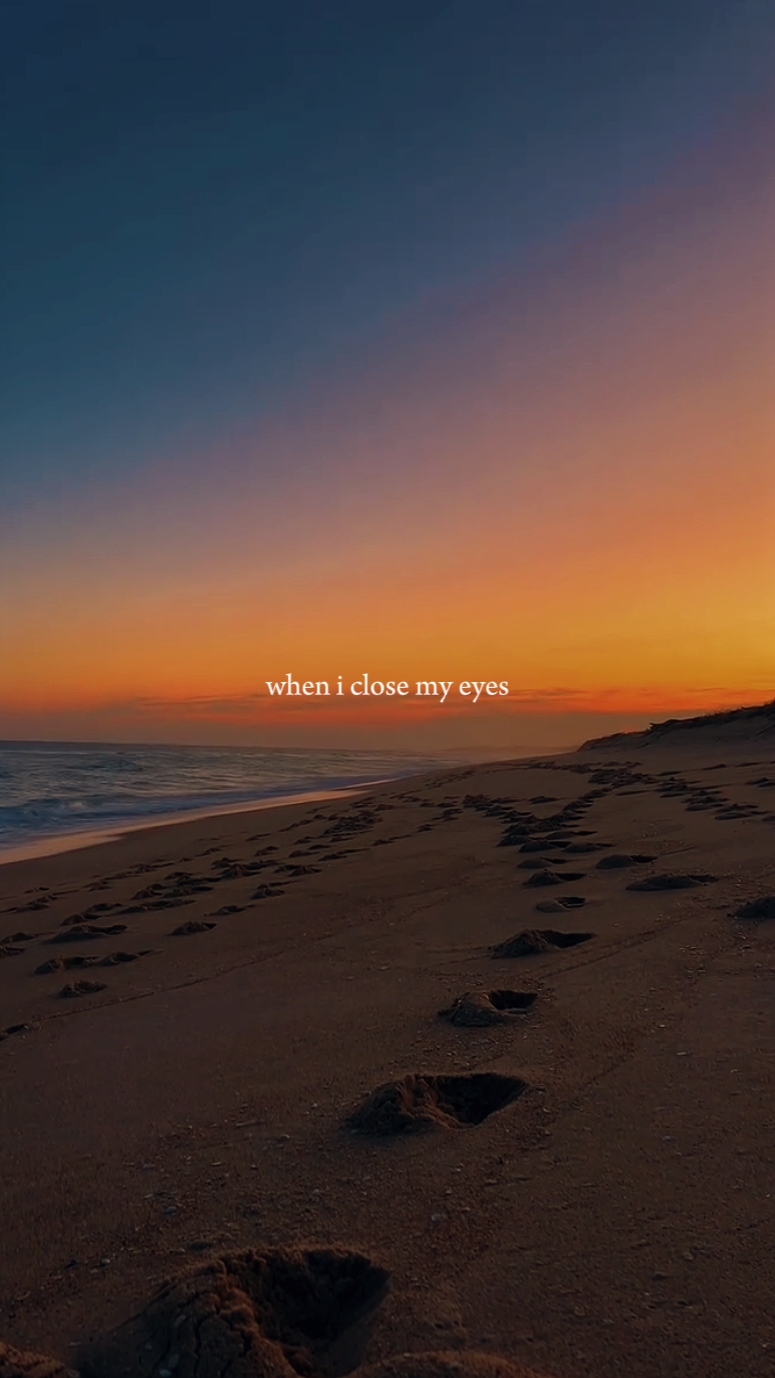 Quando eu fecho meus olhos