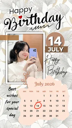 14 JULY HBD 2026
