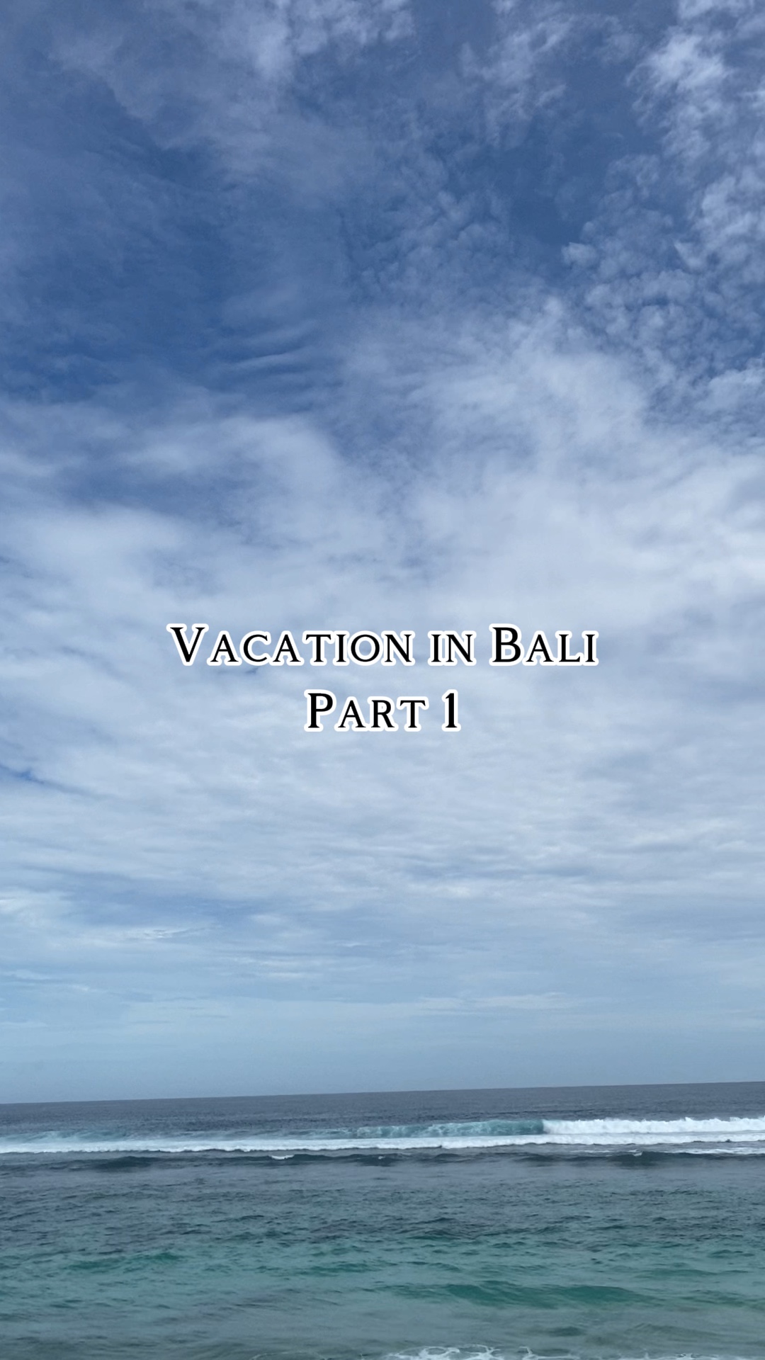 Opening Vlog