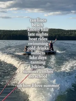I love summer