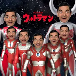 ウルトラマン一家　顔ハメ