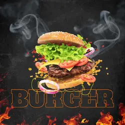 Promo makanan burger