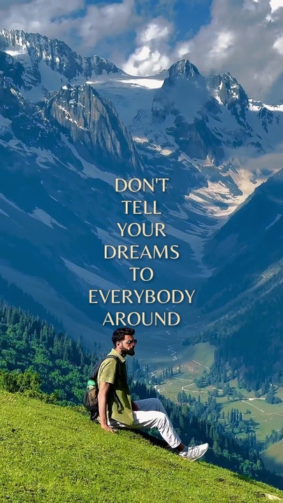 Don't tell yourDream