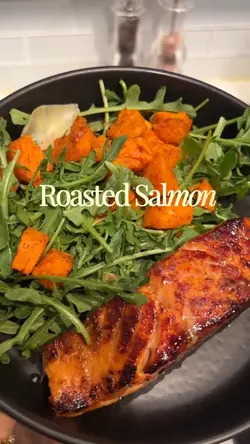 Roasted salmon