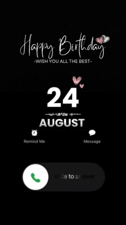 Hbd filha 24 de agosto