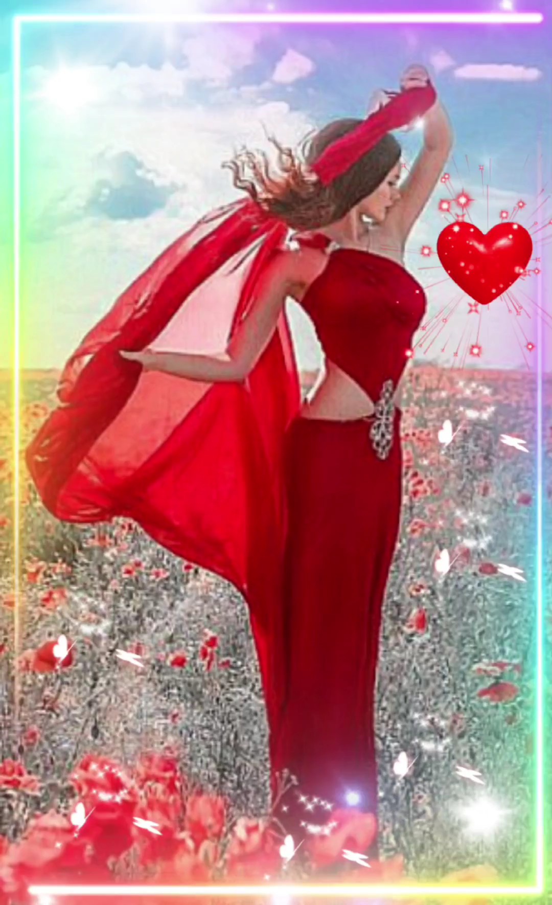 Dama de rojo