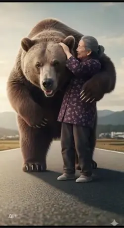 ヒグマとおばあちゃん