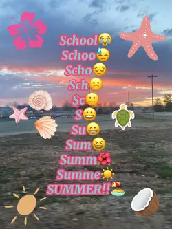 School to Summer☀️🌺🐚