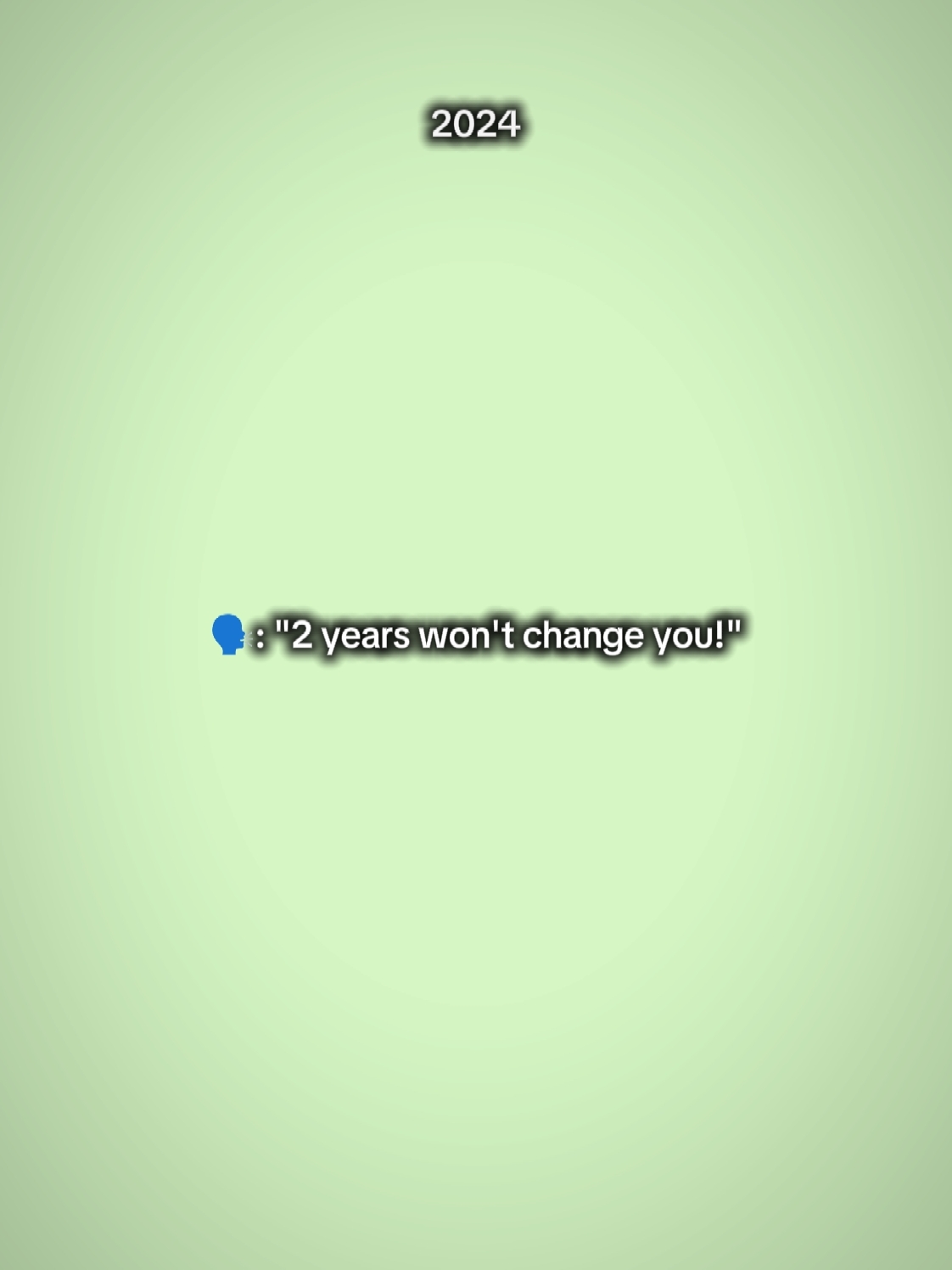 2 Jahre werden sich nicht ändern