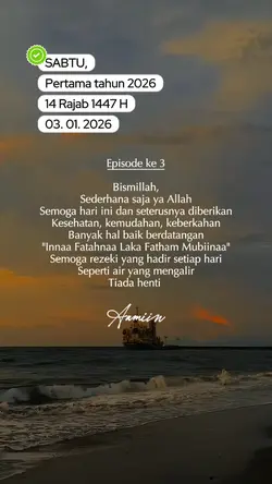 Doa Hari Sabtu 