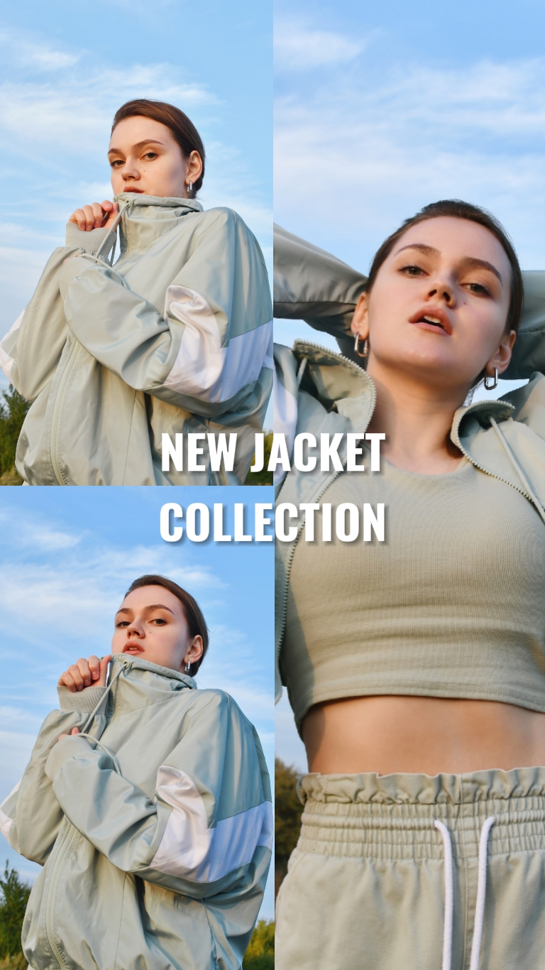 Nueva colección de chaquetas, estilo TikTok 