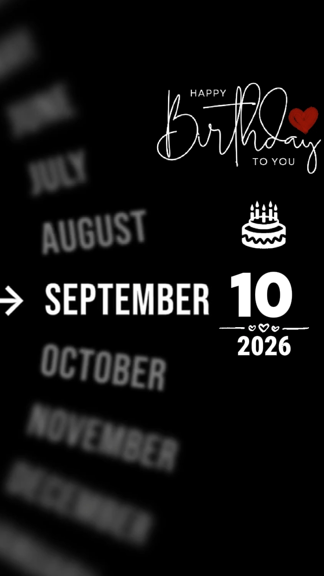 husband bday 10 sept