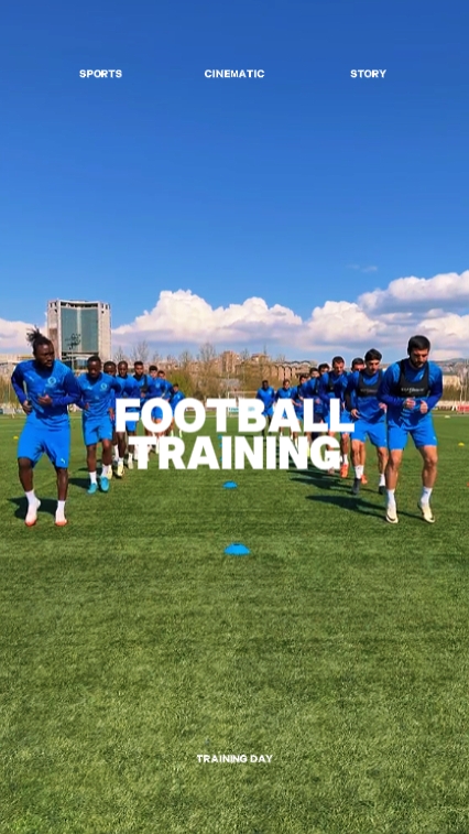 ENTRAÎNEMENT DE FOOTBALL 