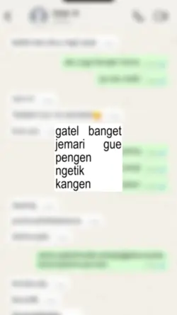 ss chat blur kangen 