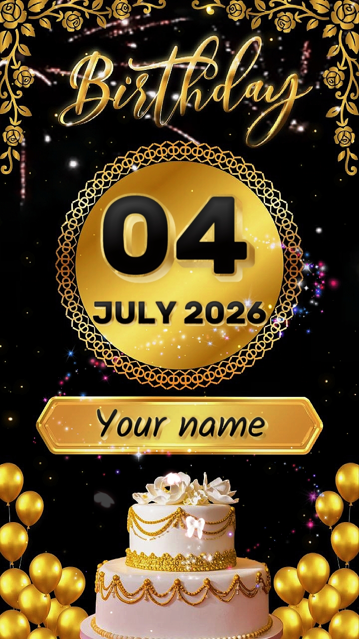 HBD 04 de julho de 2026