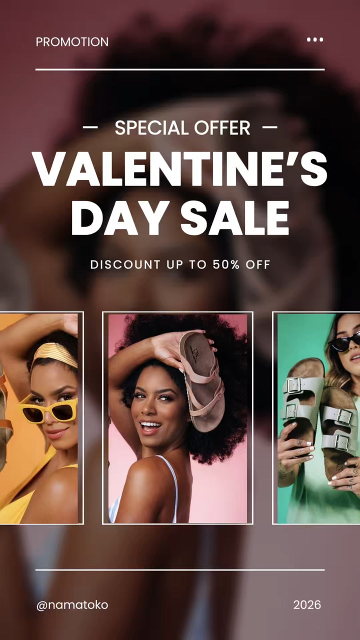 Venta promocional de San Valentín