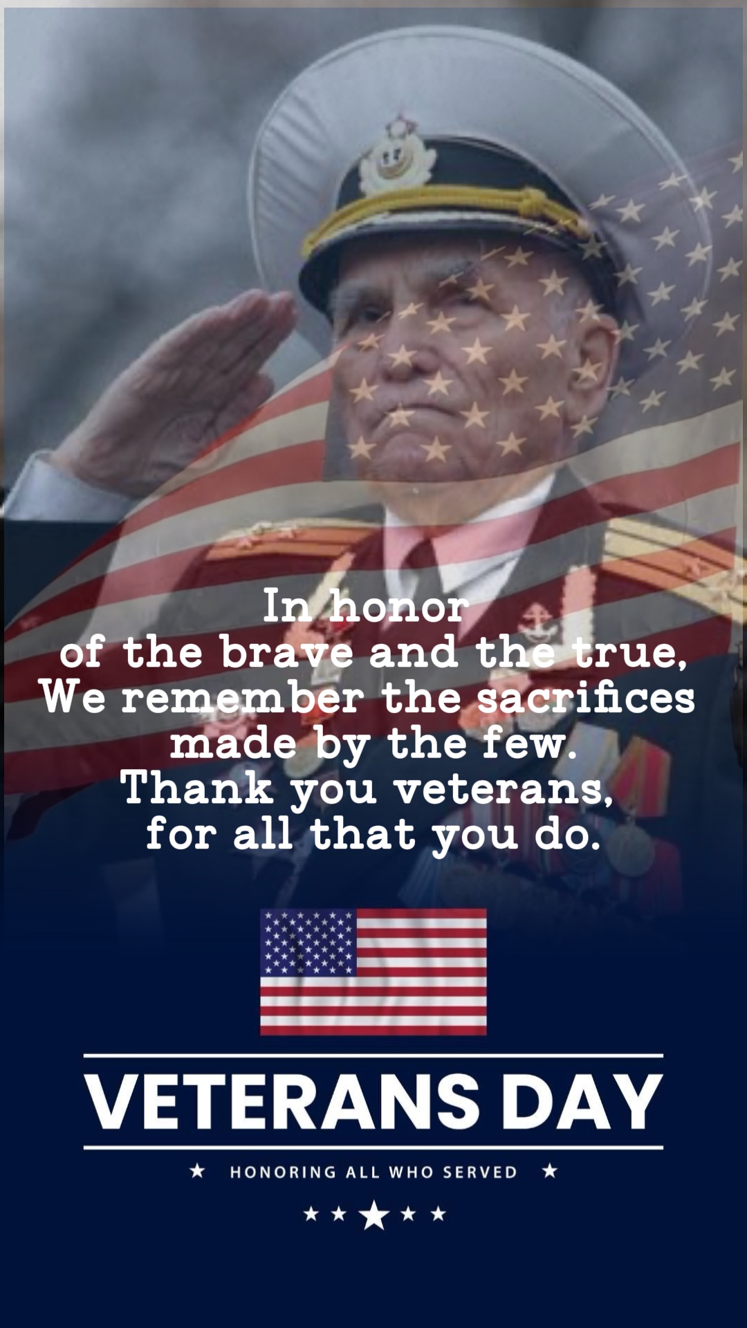 Happy Veterans Da
