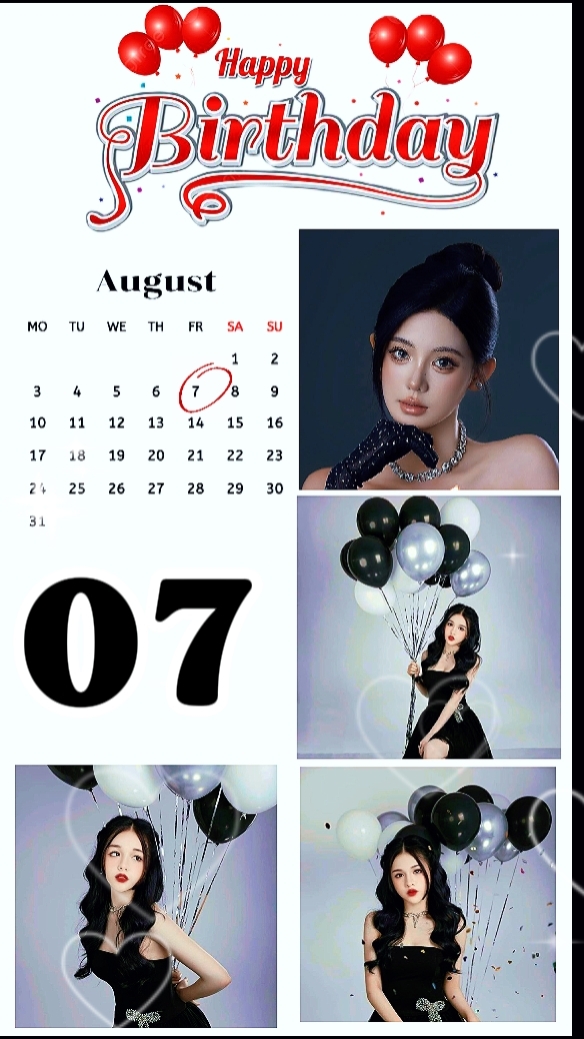 BIRTHDAY 07 AUGUST 