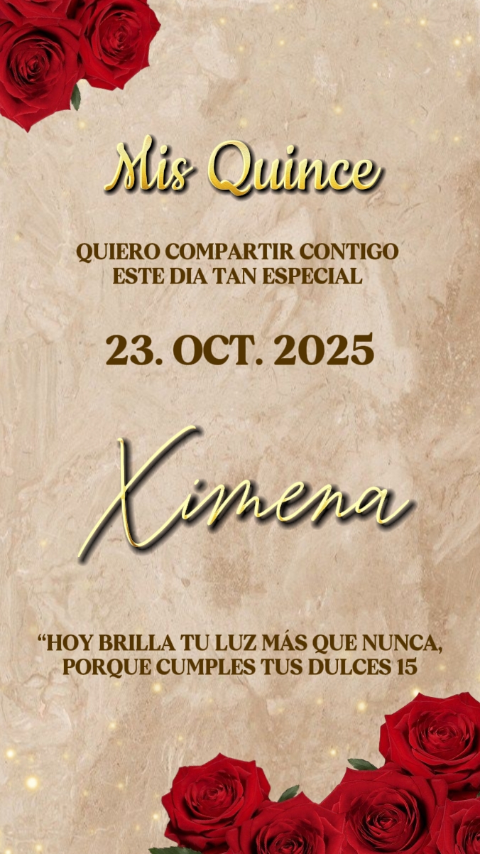 Invitación 15 café