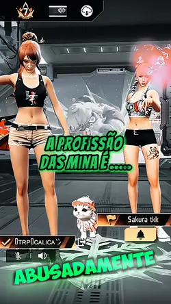 A profissão das mina