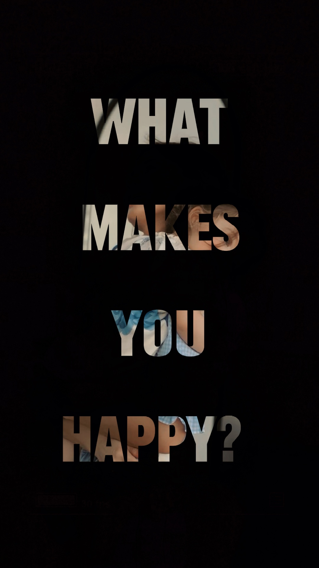 Makes you happy 