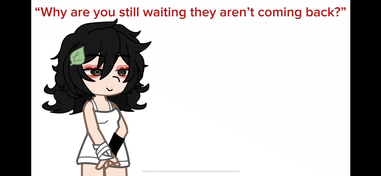 I wait for you..
